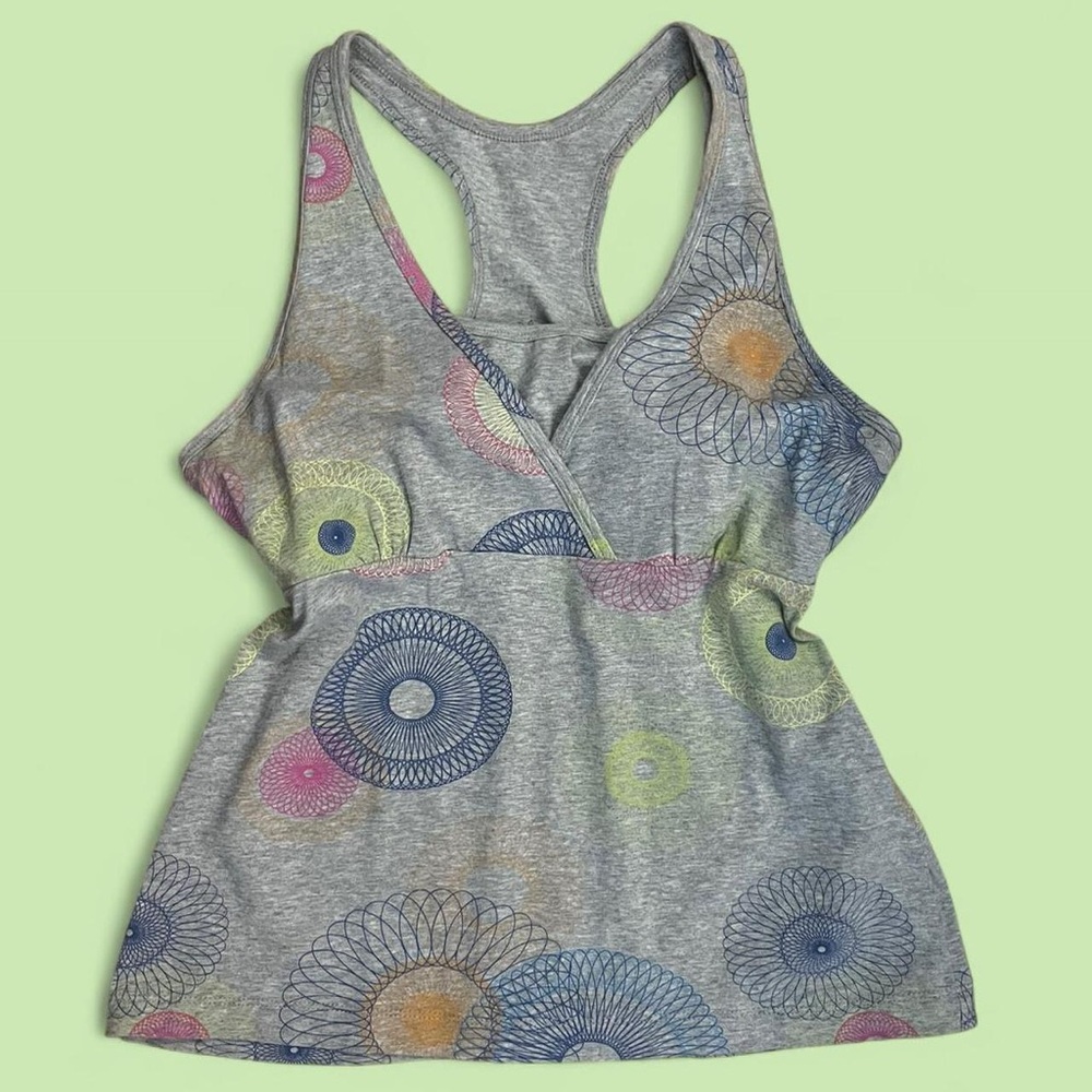 Old Navy Multi-Color Spirograph Tank Top